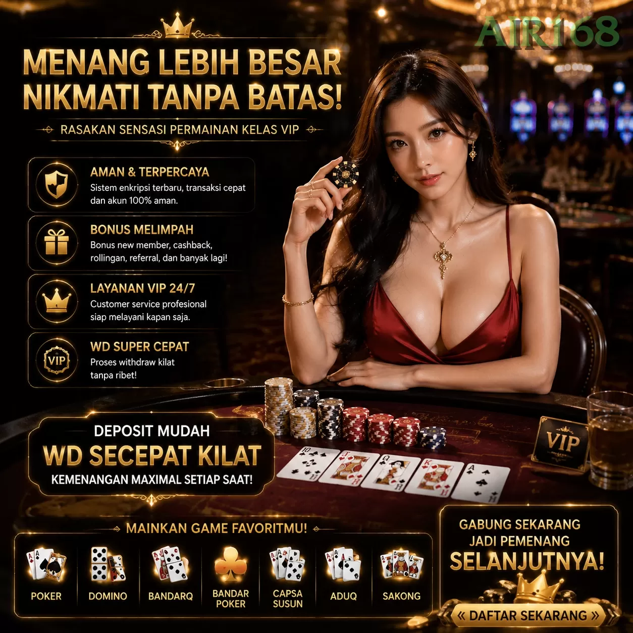 Cara Bergabung dan Bermain di Situs air168