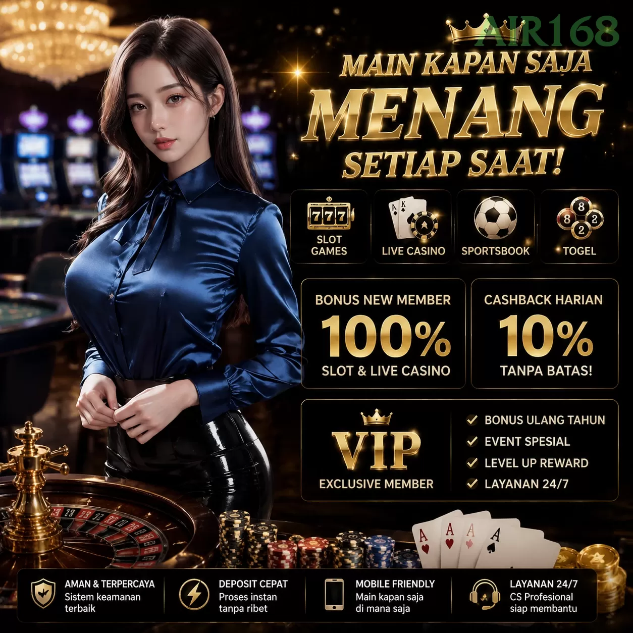 Inovasi Teknologi di air168 untuk Pengalaman Bermain